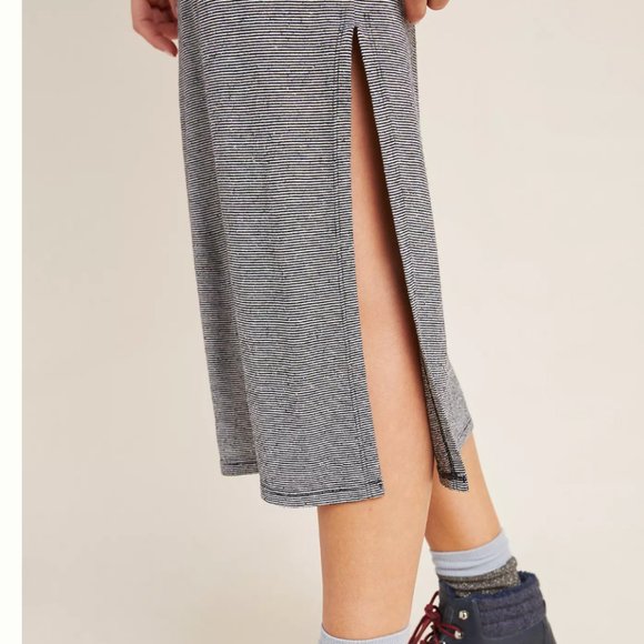 NWT anthropologie cloth & stone striped tee dress S - Picture 2 of 6